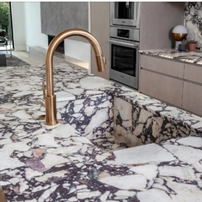 Italian Calacatta Kinawa Marble Slabs