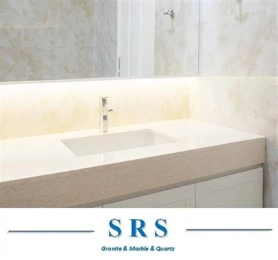 Marmor-Badezimmerarbeitsplatte