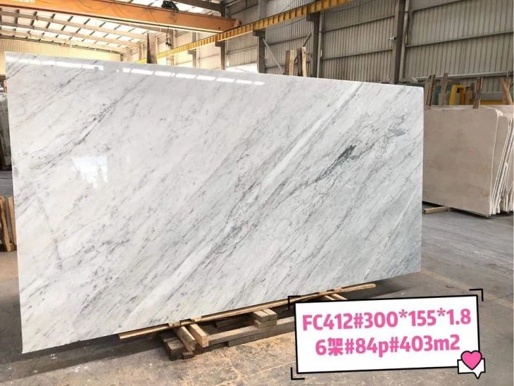 Italian Bianco Carrara Marble Slabs
