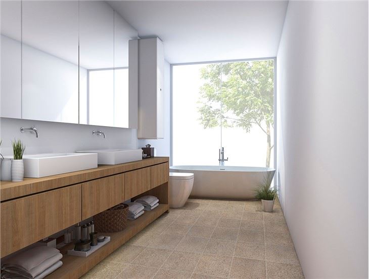 giallo fantasia granite floor tile