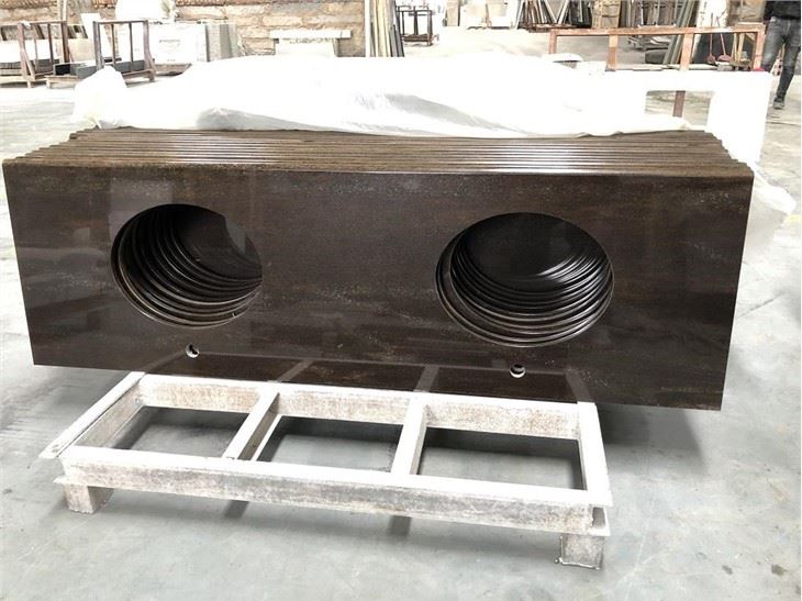Quicksand Brown Granite Countertops/Vanity Tops