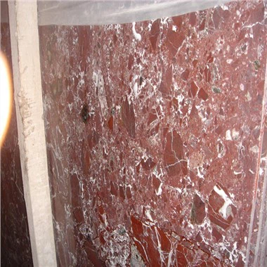 Rosso Levanto rote Marmorplatten für Couchtisch-Badezimmerfliesen